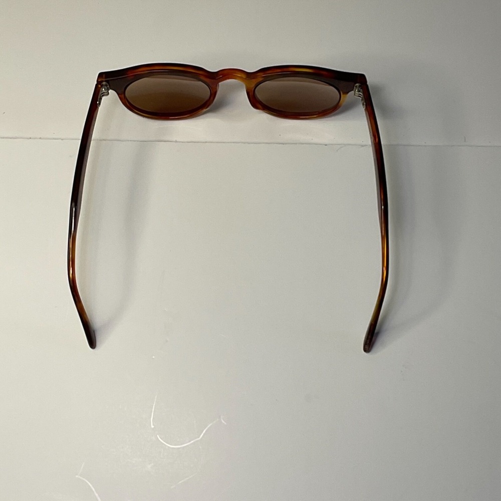 L.A. Eyeworks Vtg Sunglasses 123 104 Round Tortoiseshell Brown Frames Only - Picture 4 of 13